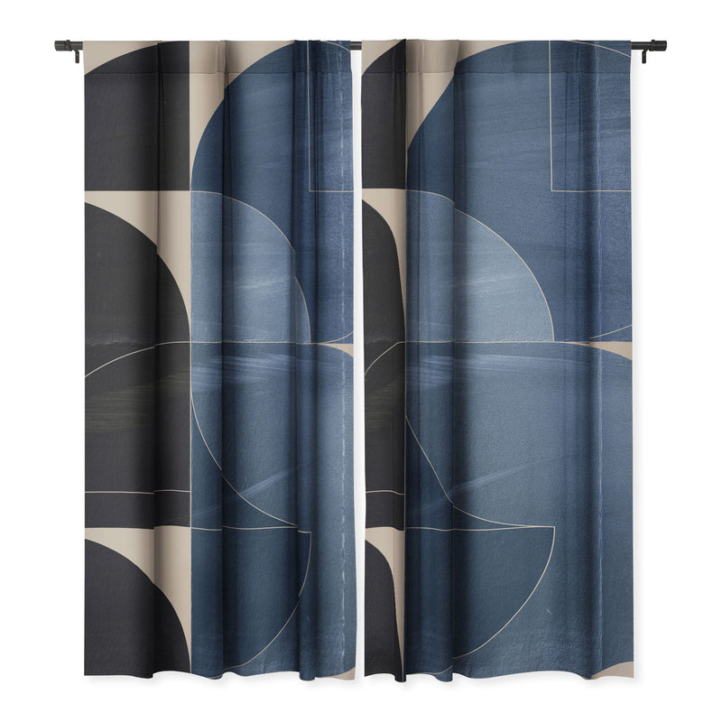 Minimal Geometric Shapes 218 by Gaite Window Treatment - Decor Addict, LLC