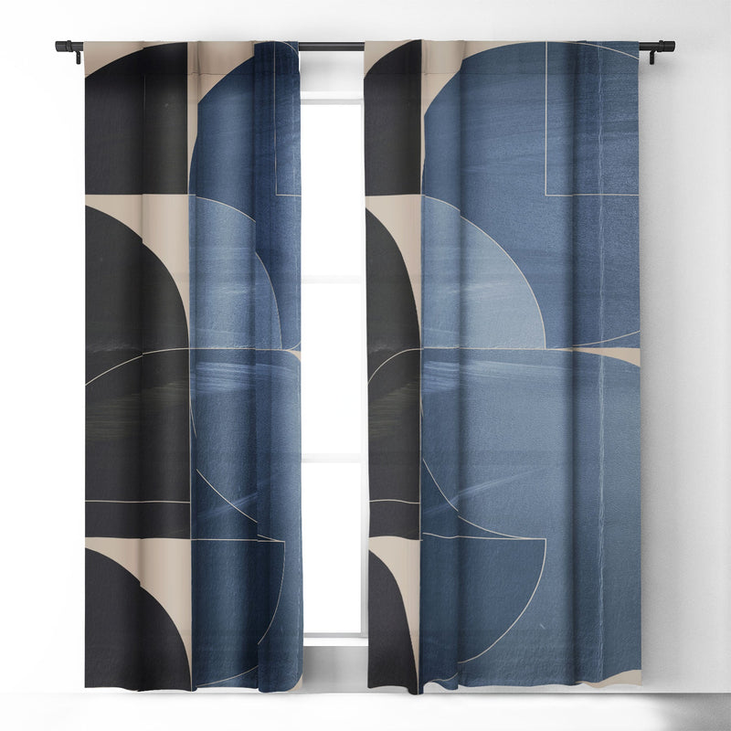 Minimal Geometric Shapes 218 by Gaite Window Treatment - Decor Addict, LLC