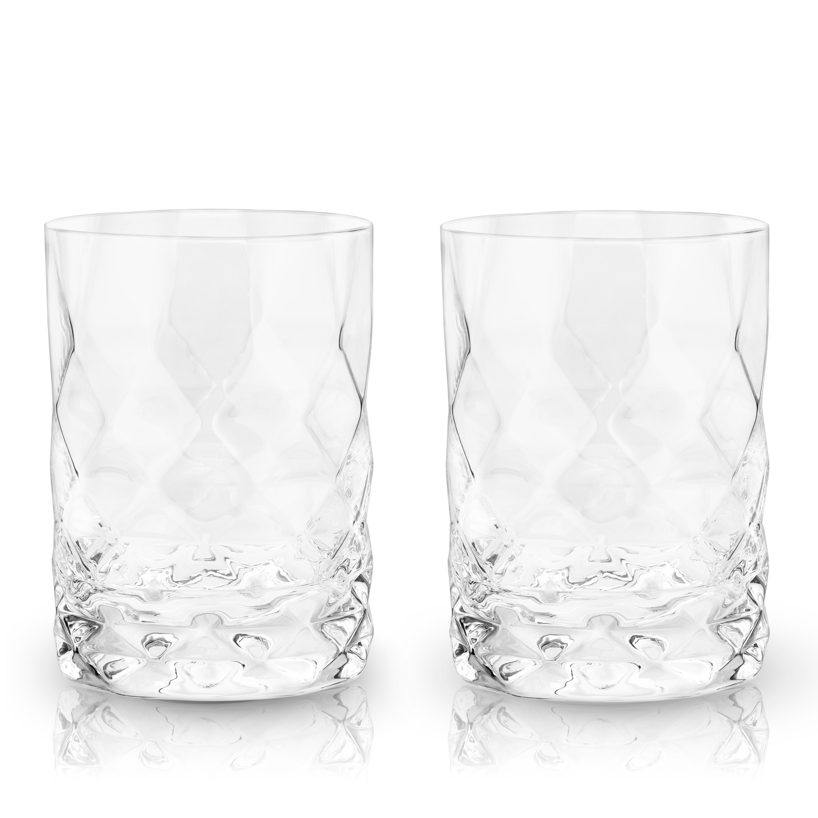 Gem Crystal Tumblers Set of 2 - Decor Addict, LLC