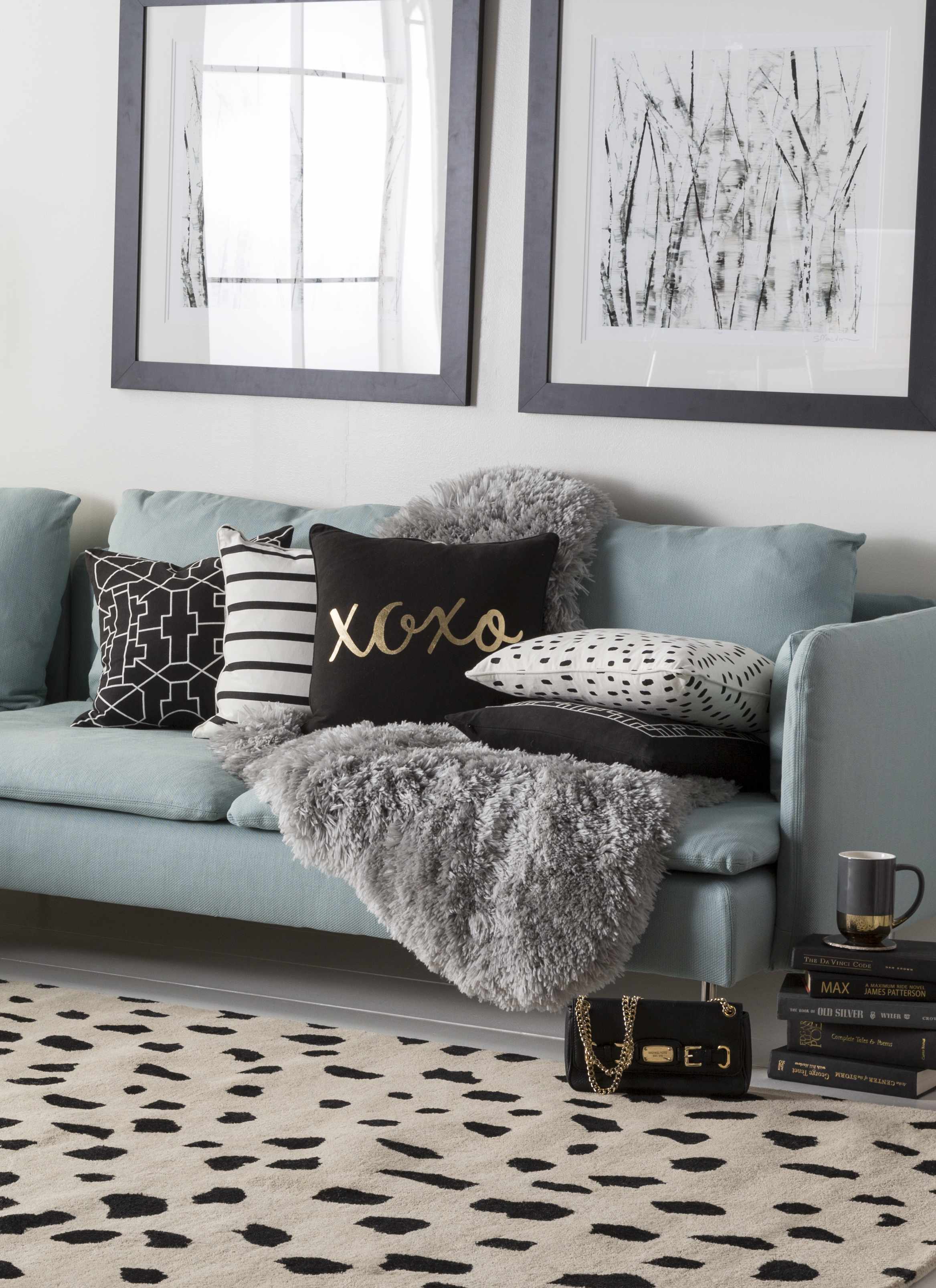 Guiseley Dalmatian Wool Area Rug - Decor Addict, LLC