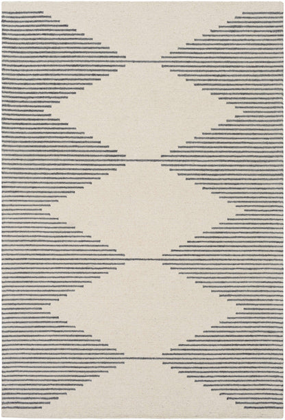 Clapham Beige Diamond Wool Rug - Decor Addict, LLC