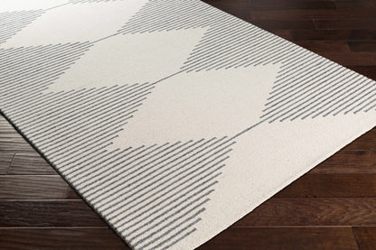 Clapham Beige Diamond Wool Rug - Decor Addict, LLC