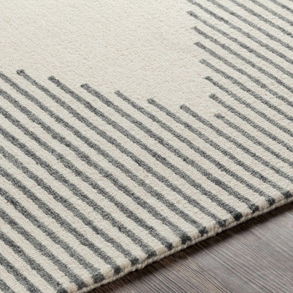 Clapham Beige Diamond Wool Rug - Decor Addict, LLC
