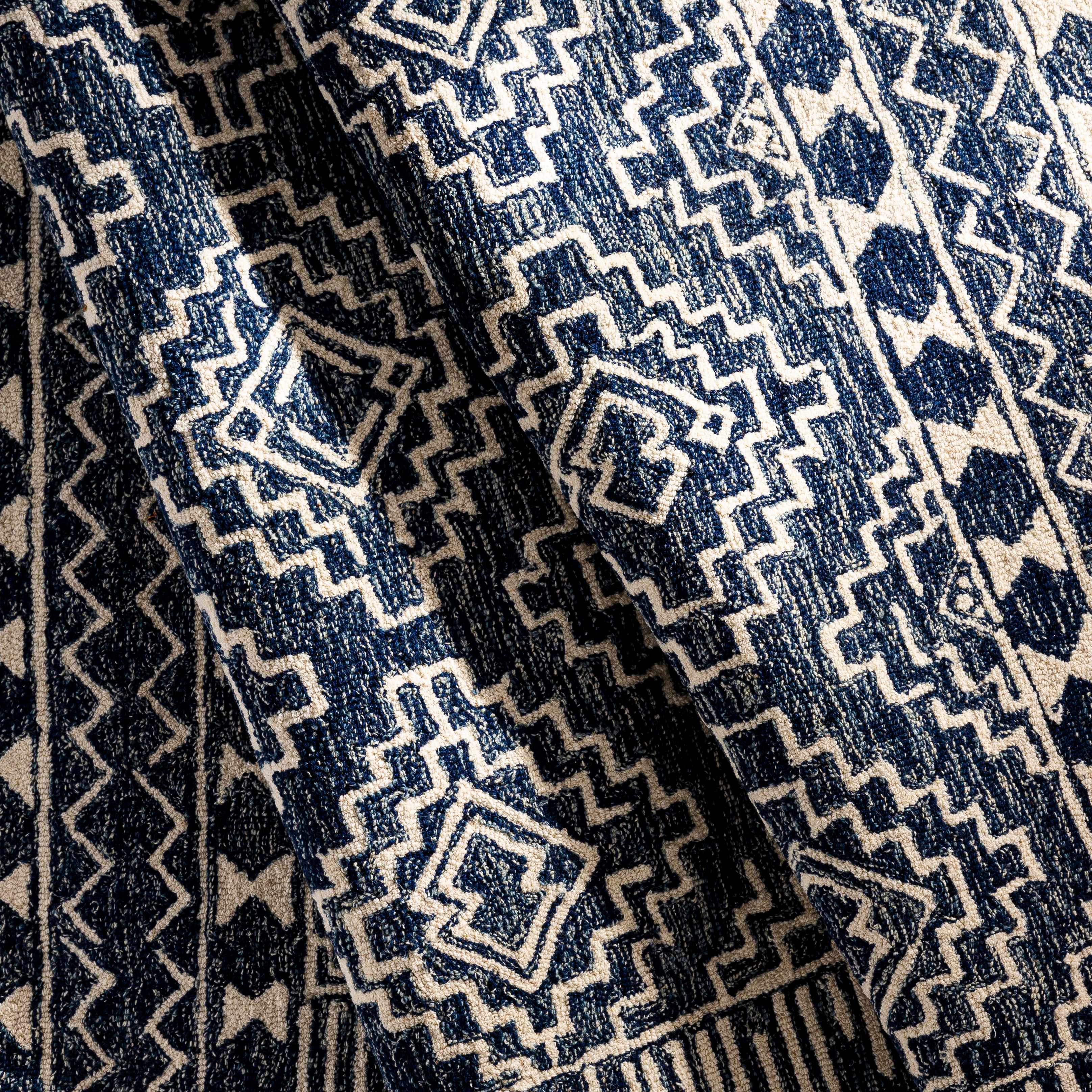 Clapham Beige Diamond Wool Rug - Decor Addict, LLC