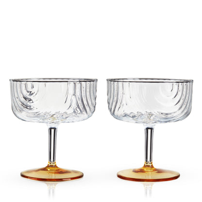 Gatsby Coupe Glasses Set of 2 - Decor Addict, LLC