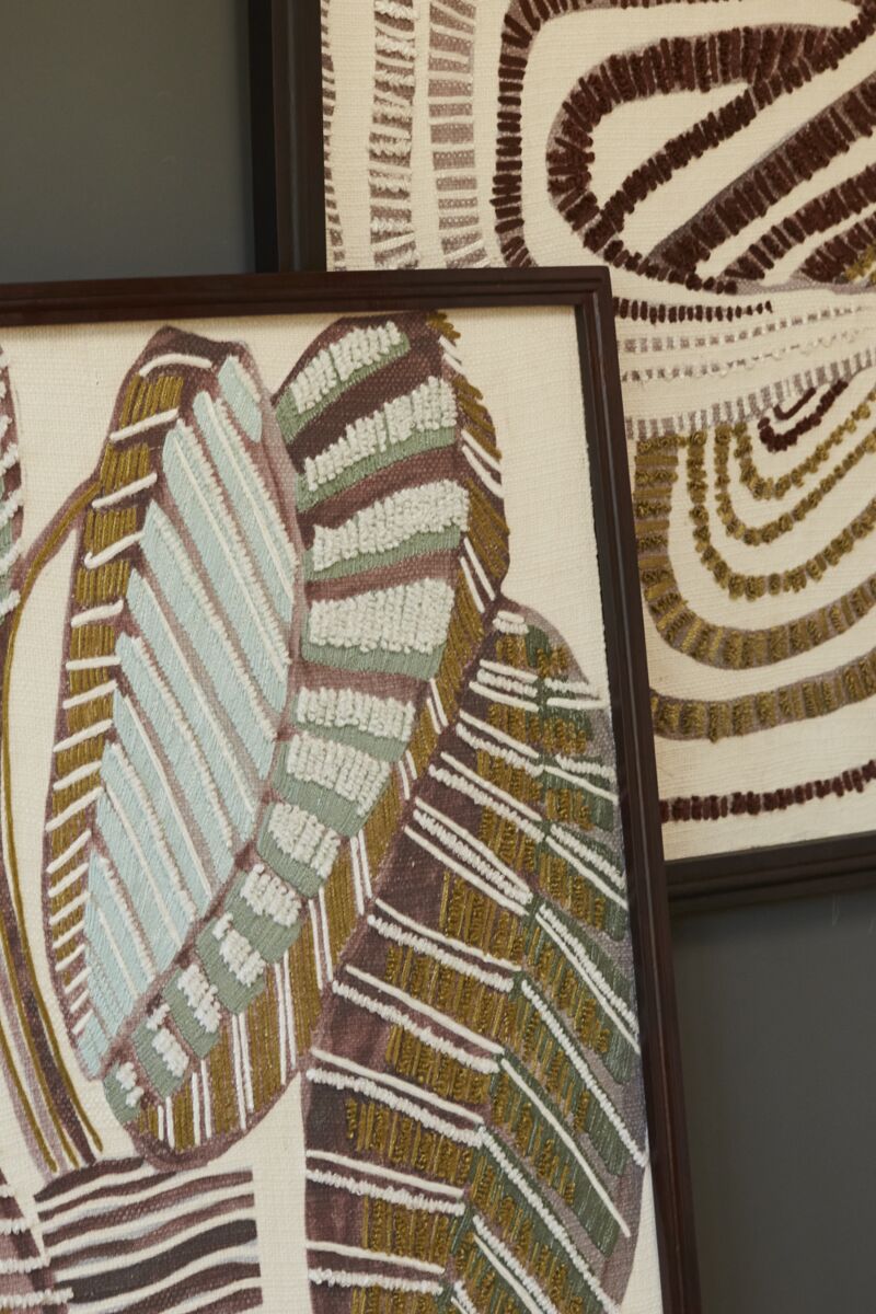 Hatha Embroidered Wall Art - Thumbnail 5