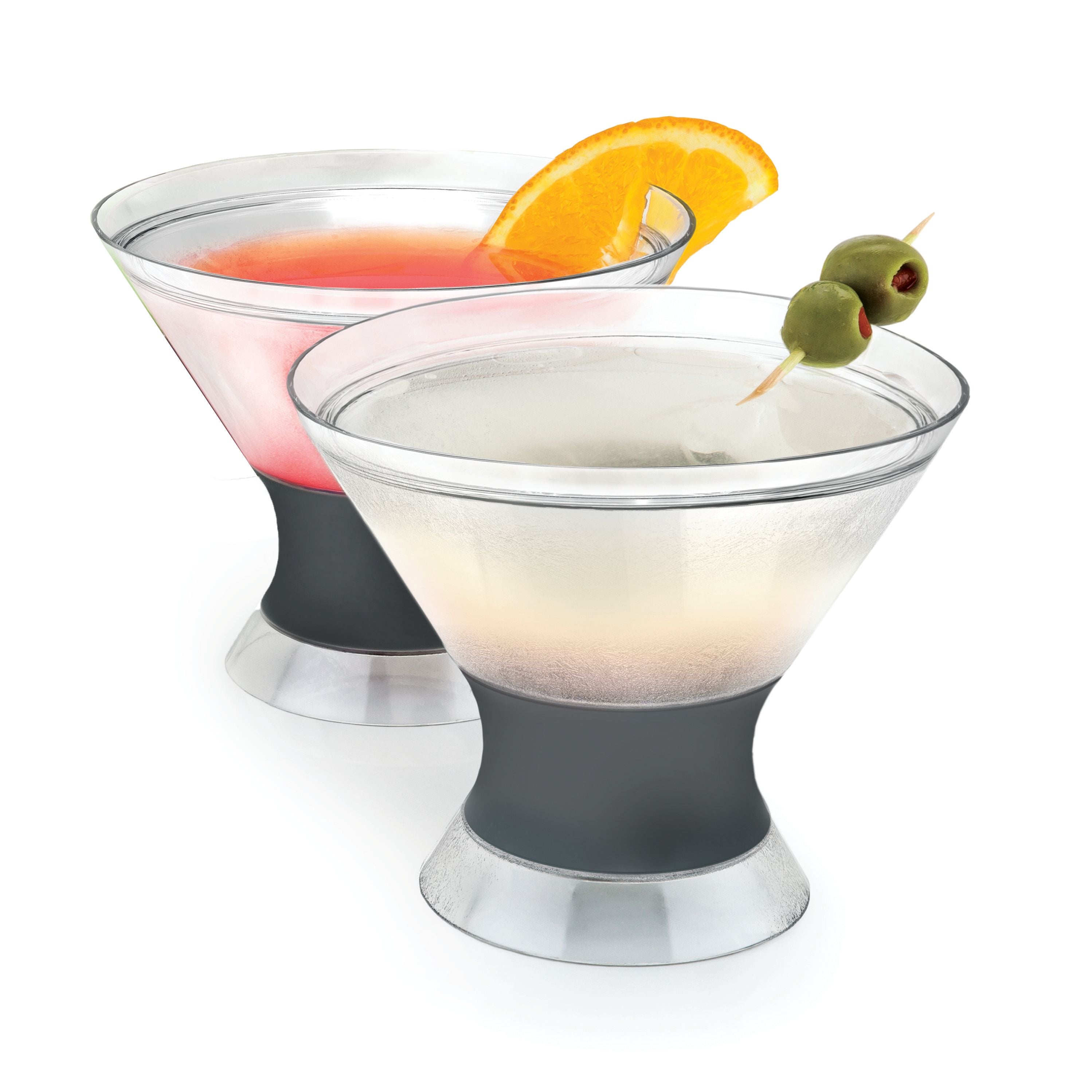 Martini FREEZE™ in Gray, Set of 2 - Decor Addict, LLC