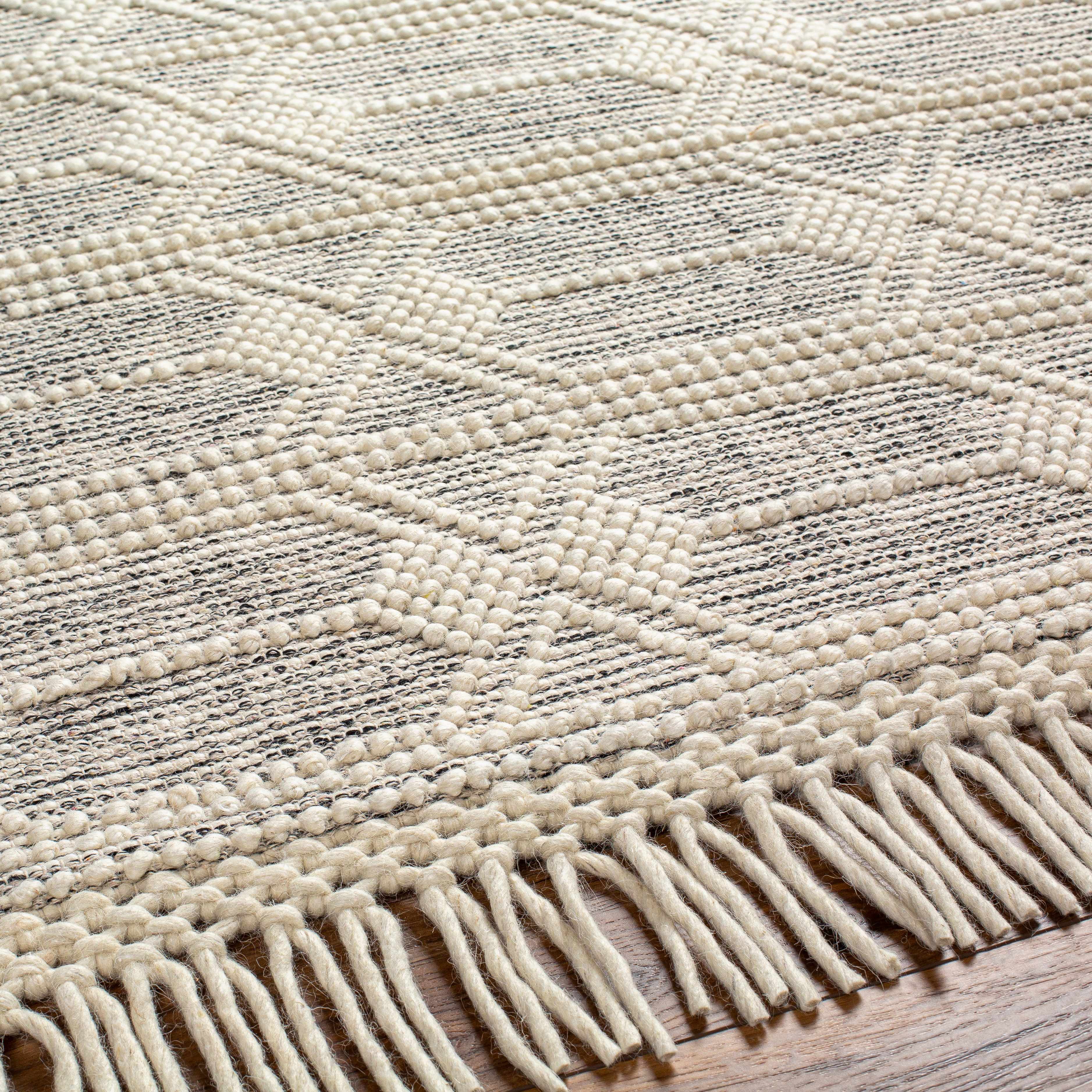 Chars Wool Tasseled Area Rug - Decor Addict, LLC