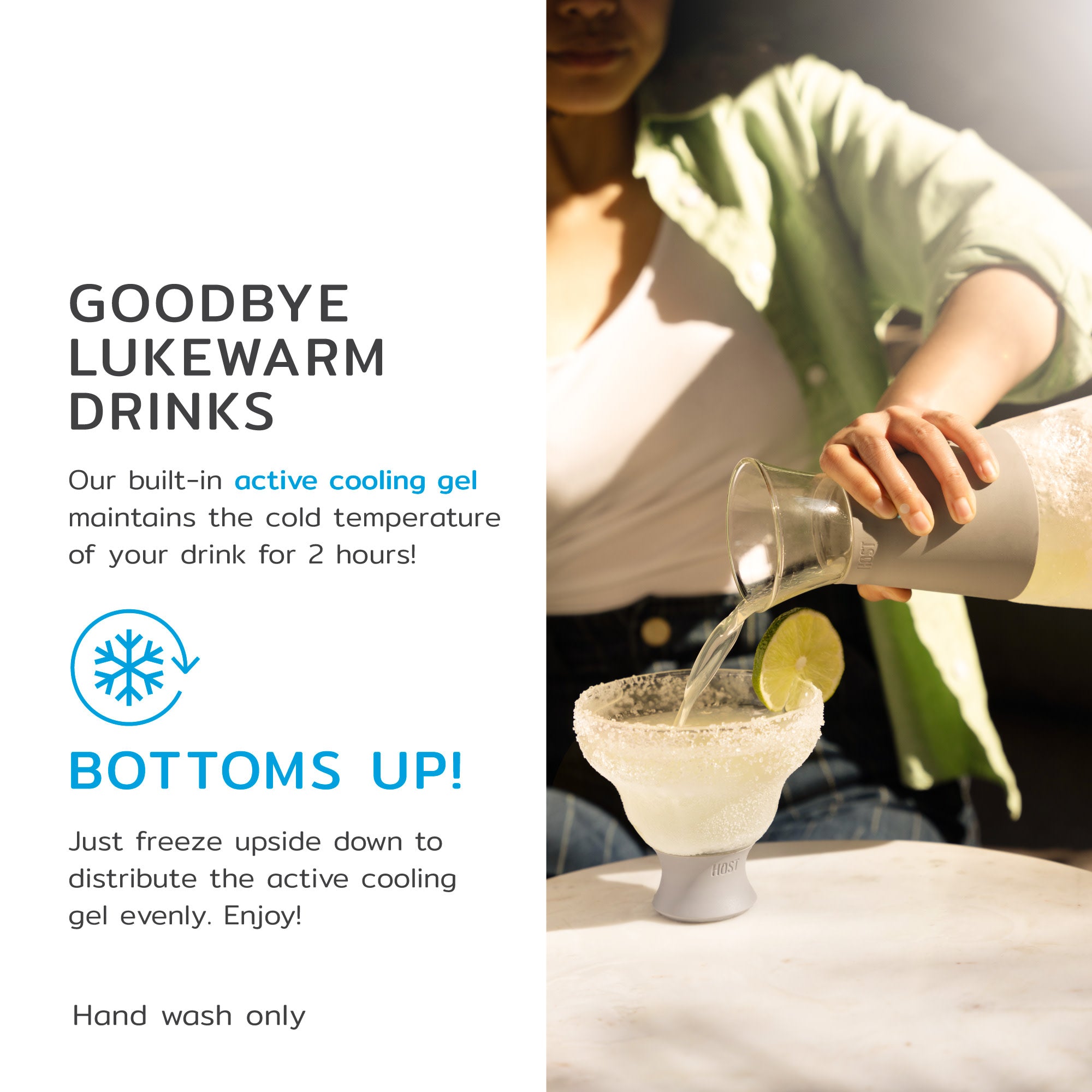 Glass FREEZE Carafe with Lid - Thumbnail 4