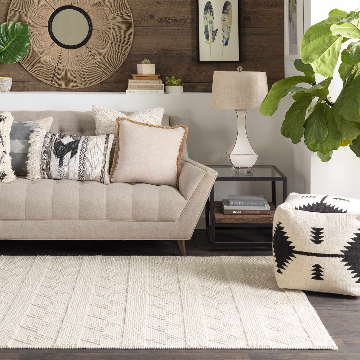 Bolinger Wool Area Rug - Decor Addict, LLC