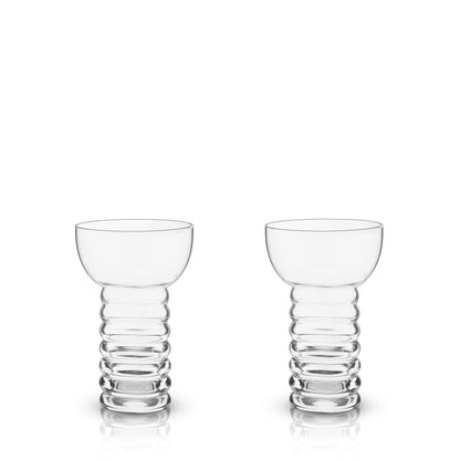 Pacific Crystal Pearl Diver Glasses Set of 2 - Decor Addict, LLC