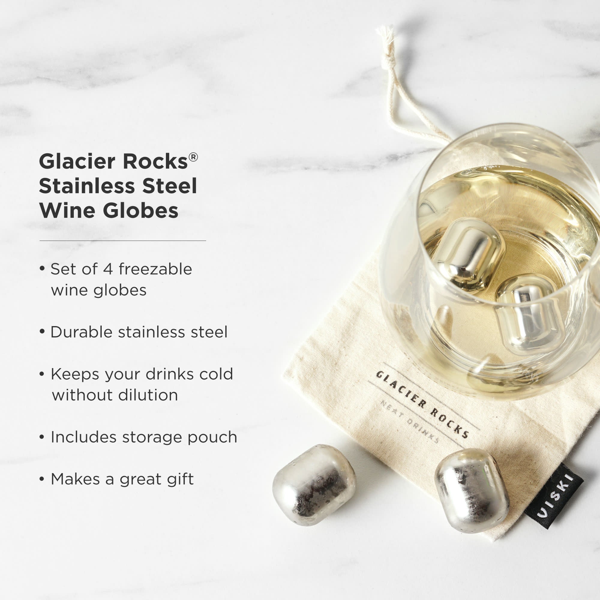 Glacier Rocks Wine Globes Set of 4 - Thumbnail 5