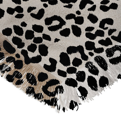Neutral Leopard Iveta Abolina  50x60 Throw Blanket - Decor Addict, LLC