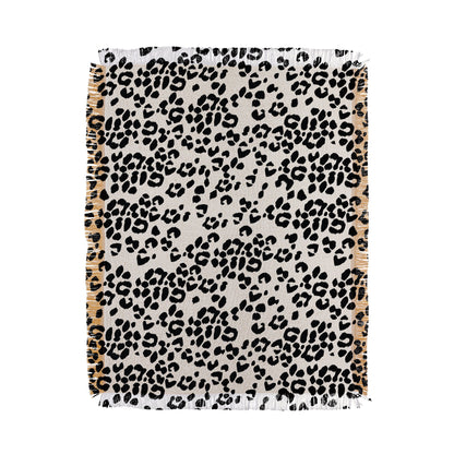 Neutral Leopard Iveta Abolina  50x60 Throw Blanket - Decor Addict, LLC