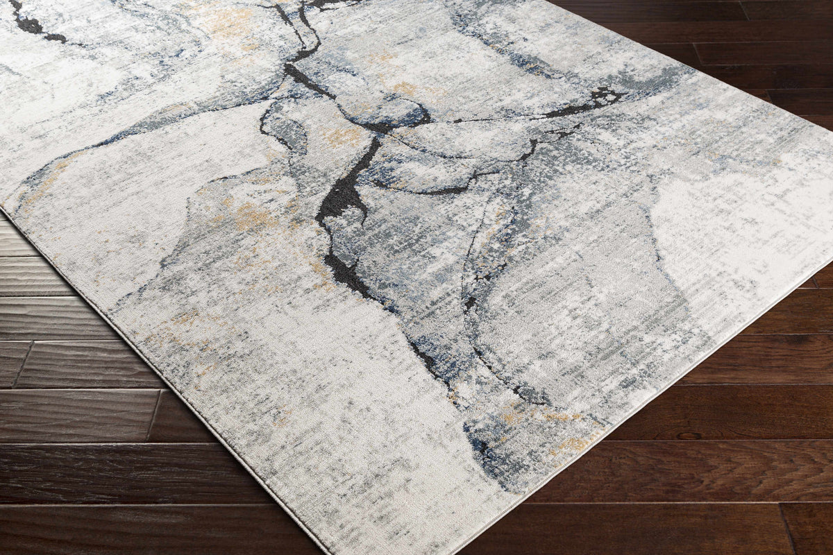 Fremantle Gray Marble Rug - Decor Addict, LLC