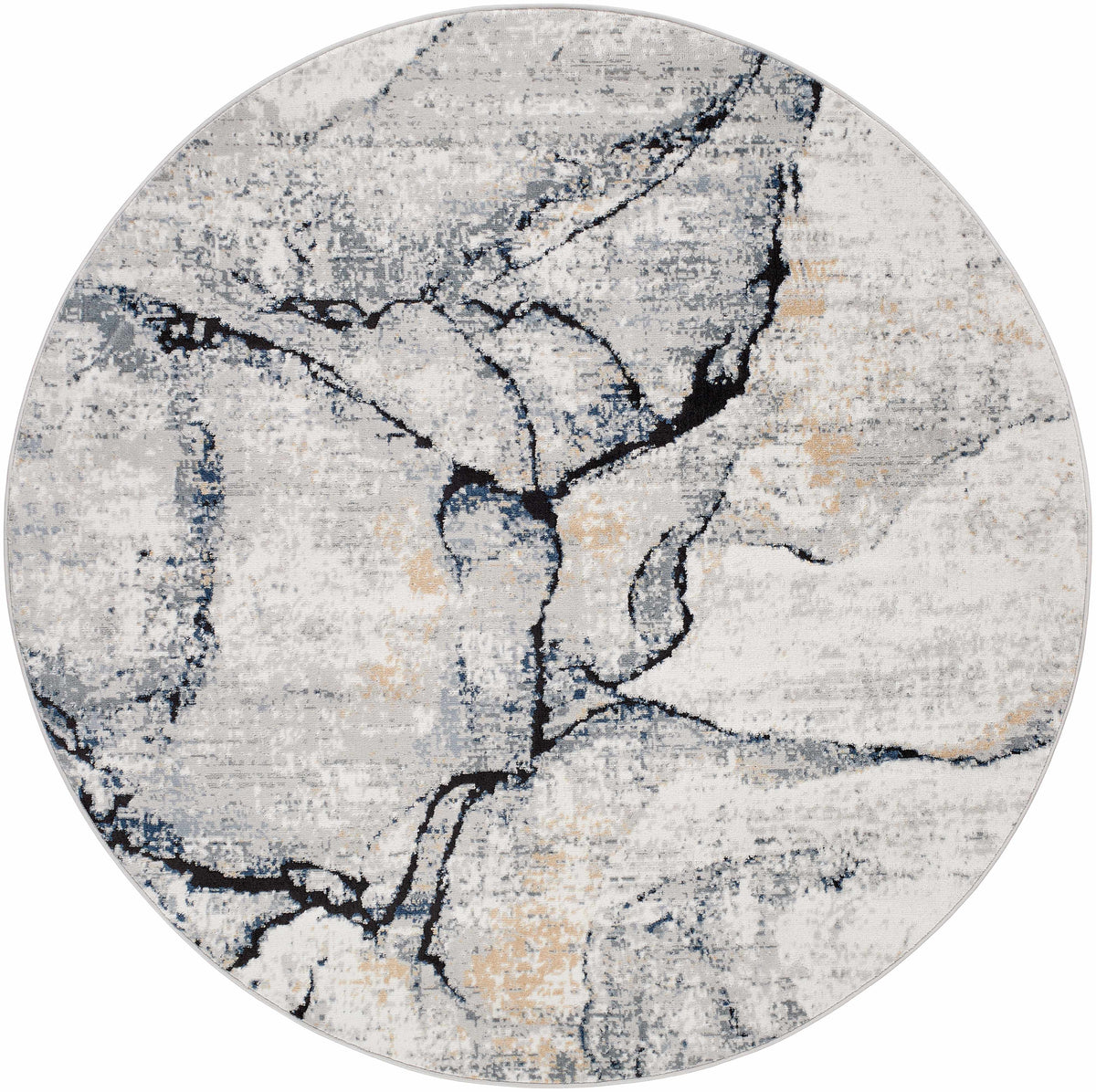 Fremantle Gray Marble Rug - Decor Addict, LLC