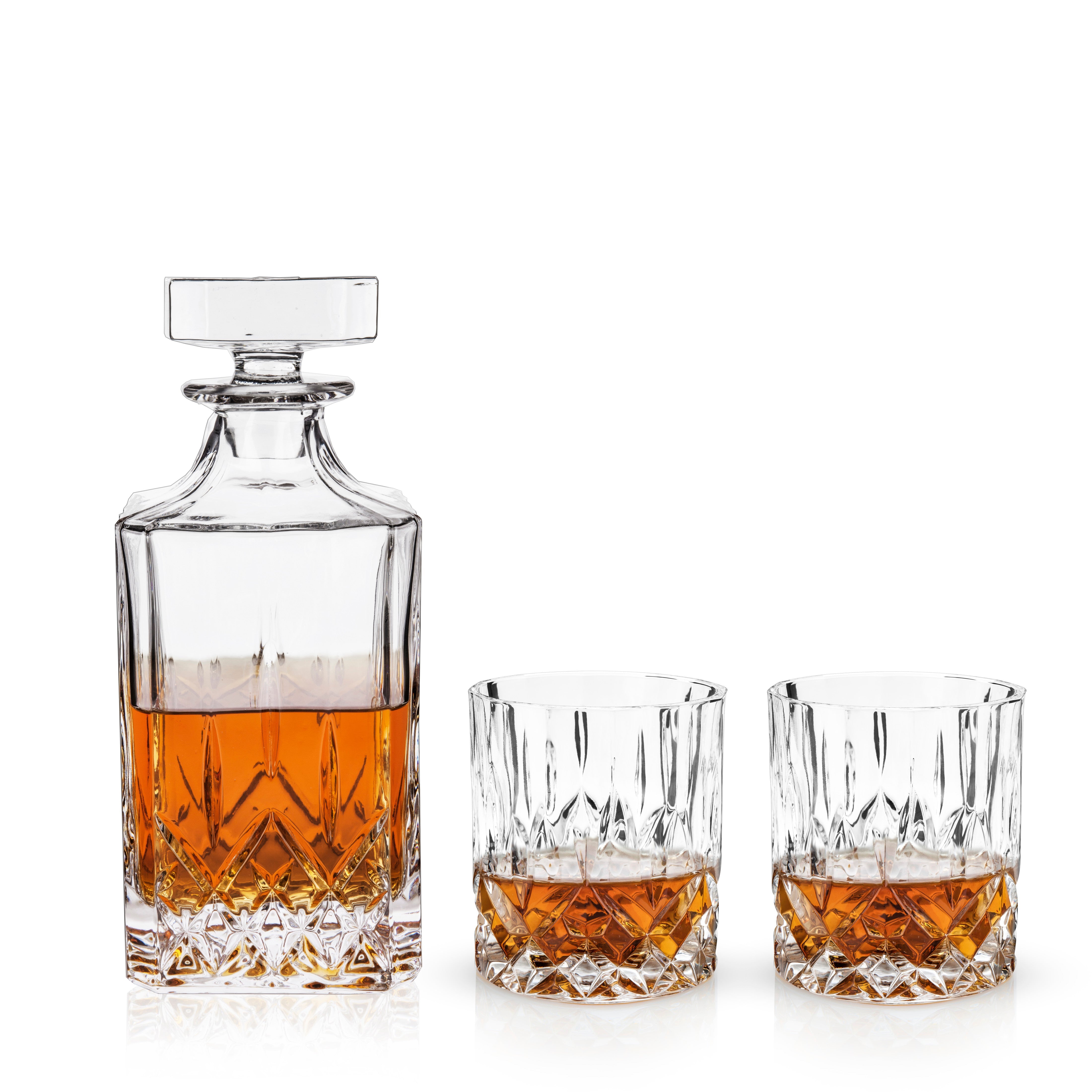 Admiral Crystal Decanter and Tumbler Set - Thumbnail 3