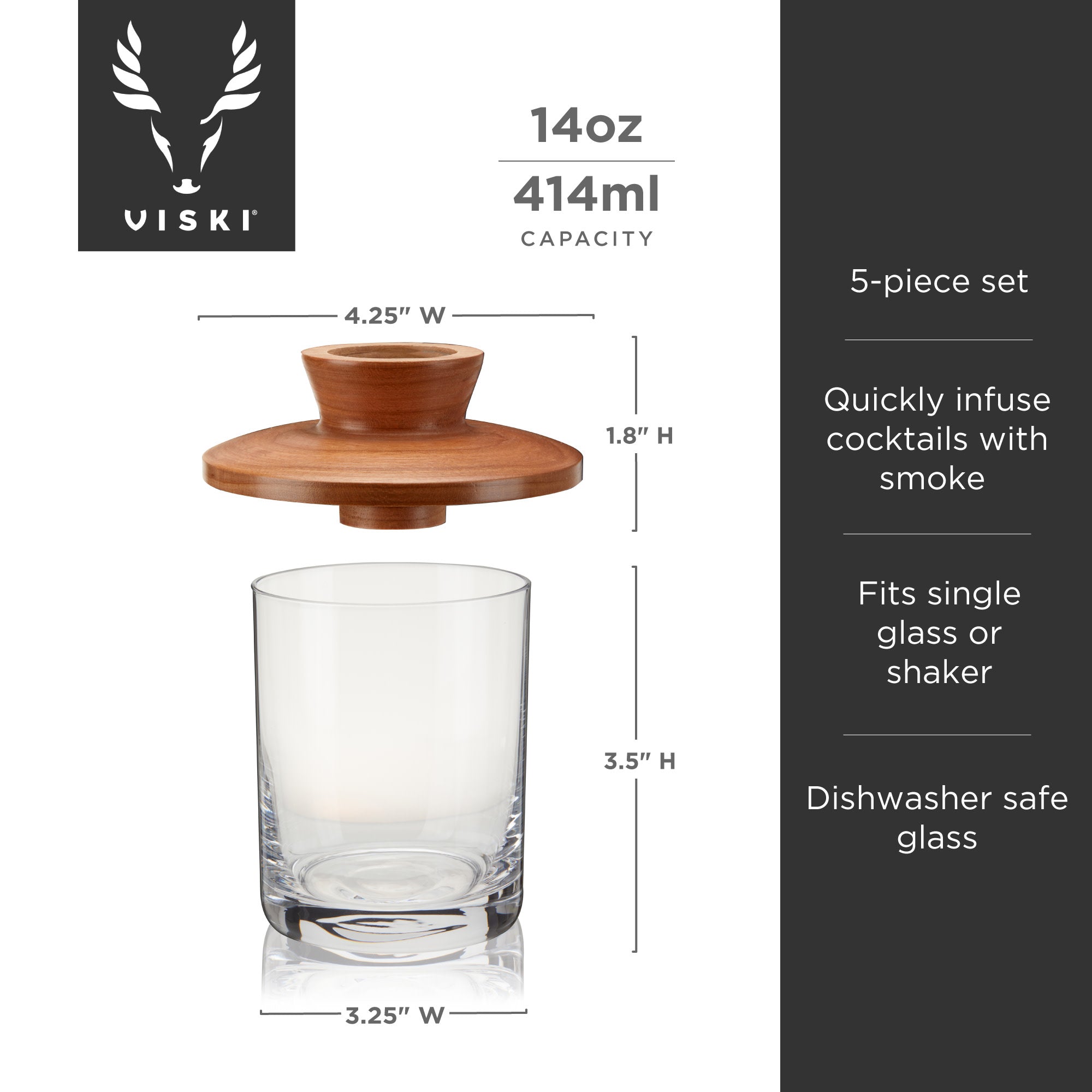 Alchemi Single Serve Smoked Cocktail Kit - Decor Addict, LLC