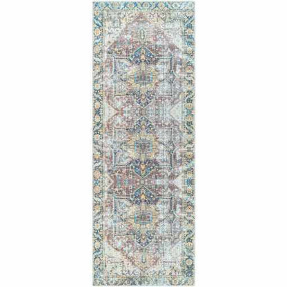 Blue Catigpian Distressed Washable Area Rug - Decor Addict, LLC