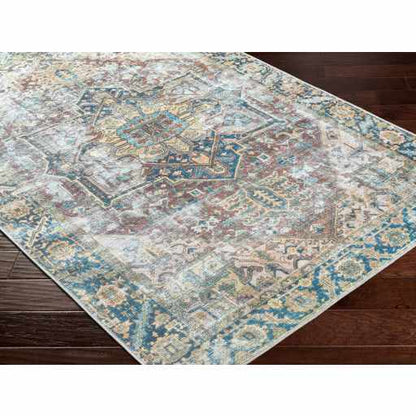 Blue Catigpian Distressed Washable Area Rug - Decor Addict, LLC