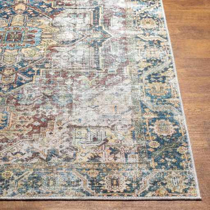 Blue Catigpian Distressed Washable Area Rug - Decor Addict, LLC