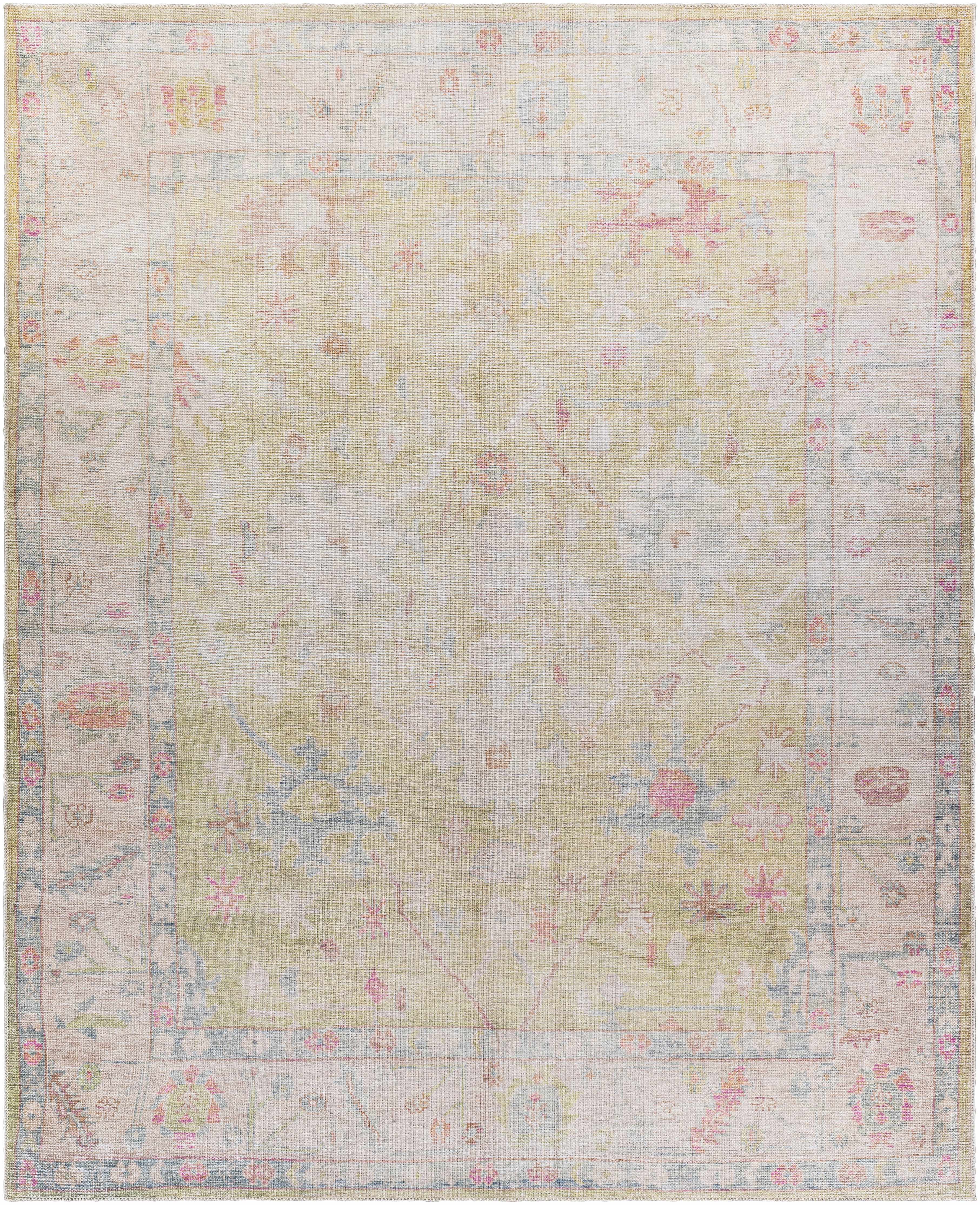 Bozkurt Distressed Washable Rug - Decor Addict, LLC