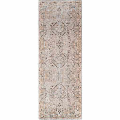 Brown Standon Vintage Washable Area Rug - Decor Addict, LLC