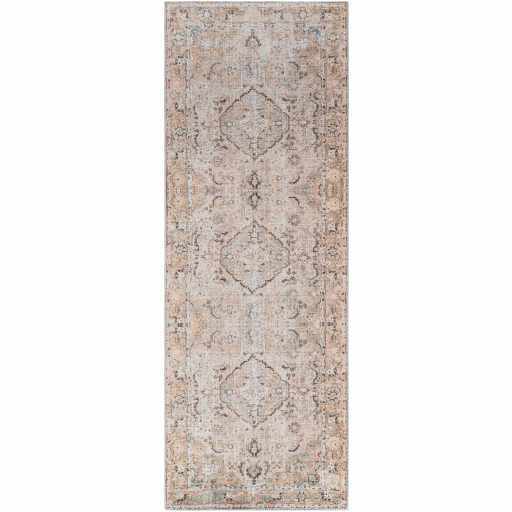 Brown Standon Vintage Washable Area Rug - Decor Addict, LLC