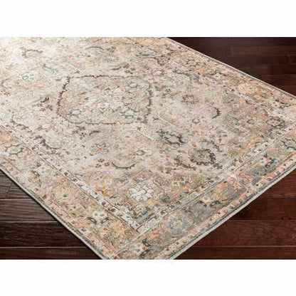 Brown Standon Vintage Washable Area Rug - Decor Addict, LLC