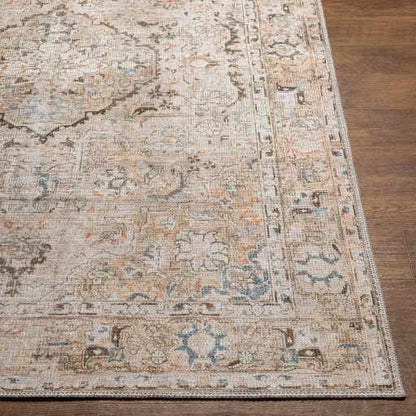 Brown Standon Vintage Washable Area Rug - Decor Addict, LLC