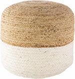 Birkdale 18ft Cylinder Jute Pouf - Decor Addict, LLC