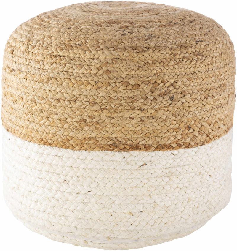 Birkdale 18ft Cylinder Jute Pouf - Decor Addict, LLC