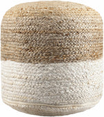 Birkdale 18ft Cylinder Jute Pouf - Decor Addict, LLC