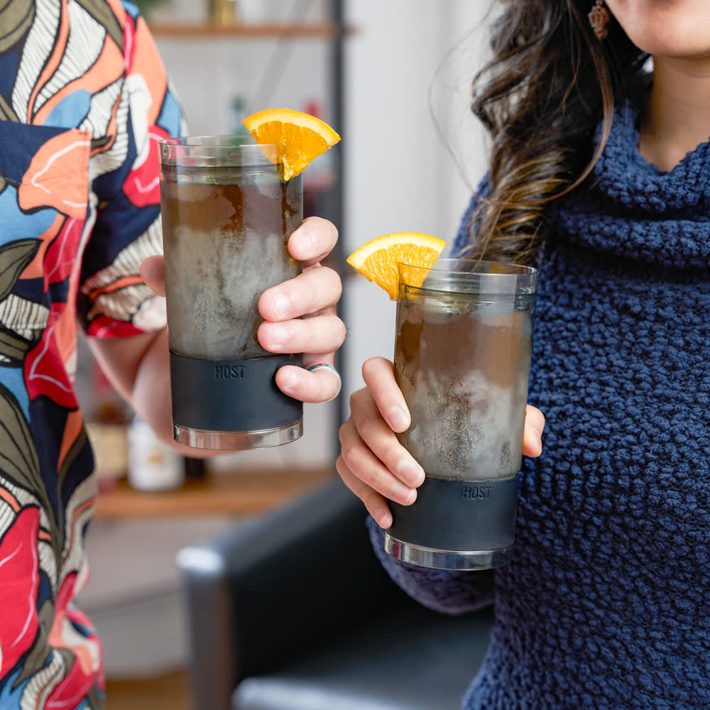 Highball FREEZE™ in Tinted Gray, Set of 2 - Decor Addict, LLC