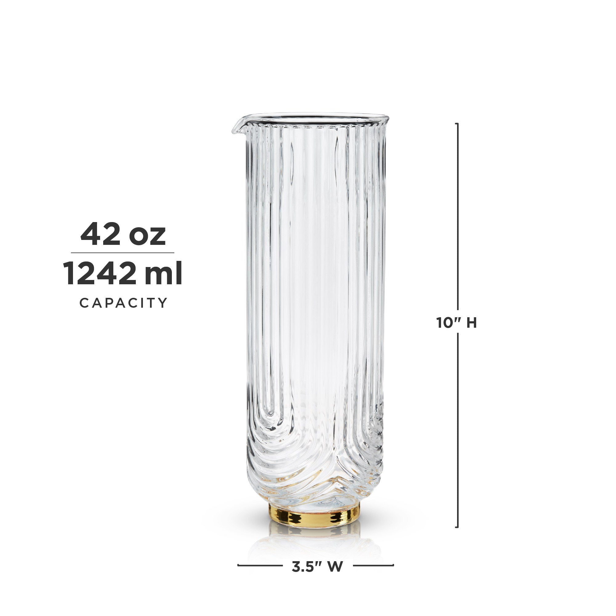 Gatsby Glass Carafe - Thumbnail 4