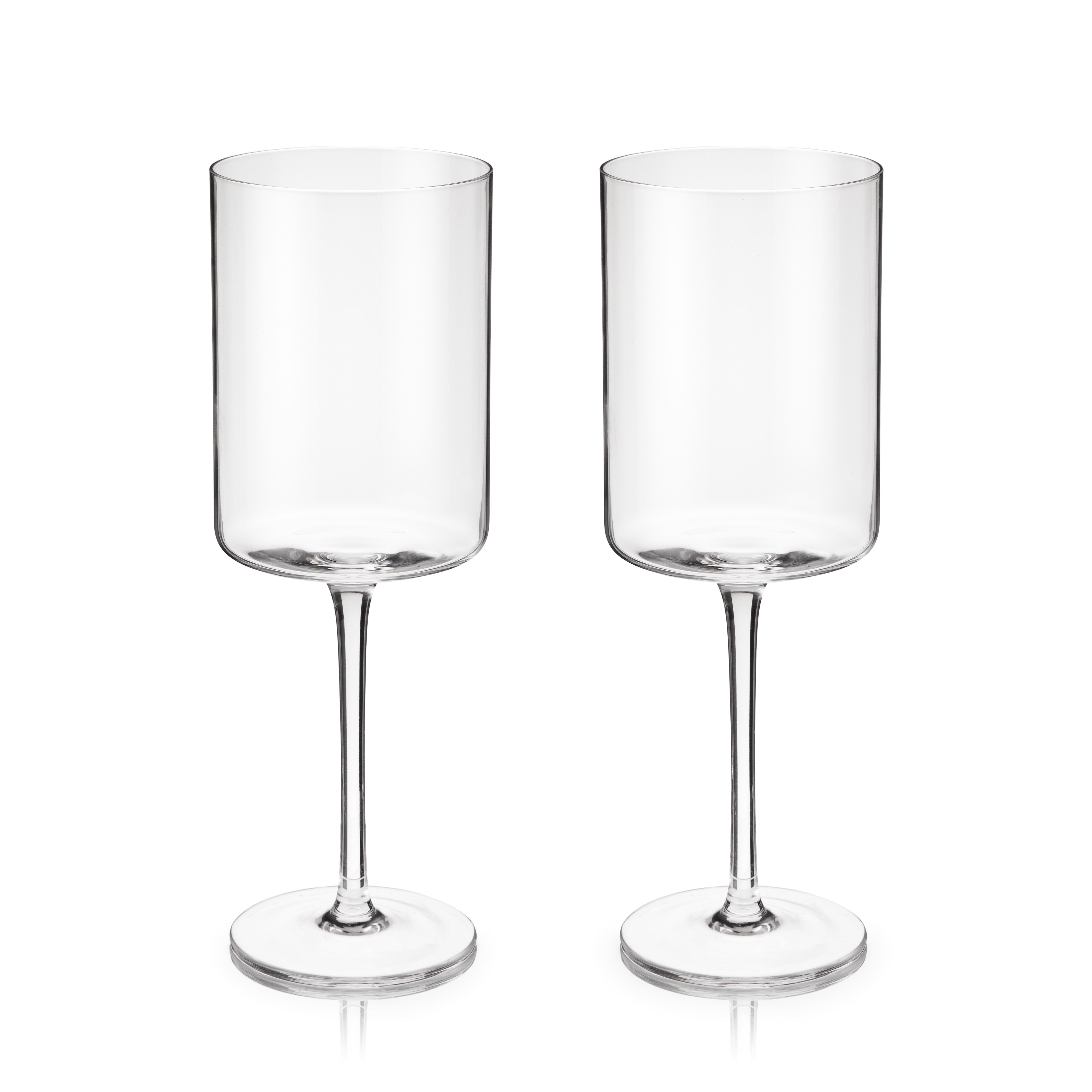 Laurel Crystal Red Wine Glasses Set of 2 - Decor Addict, LLC