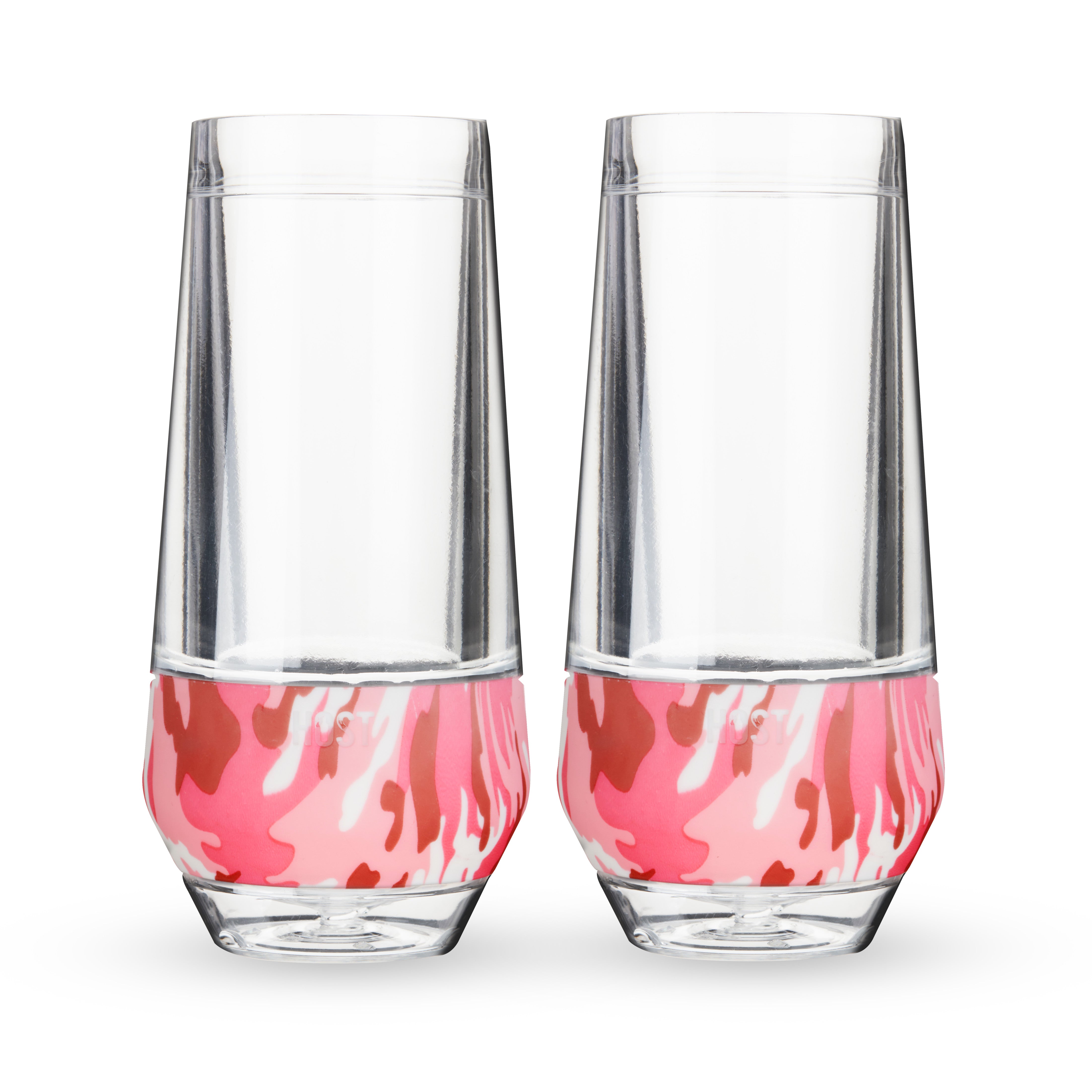 Champagne FREEZE™ in Pink Camo, Set of 2 - Decor Addict, LLC