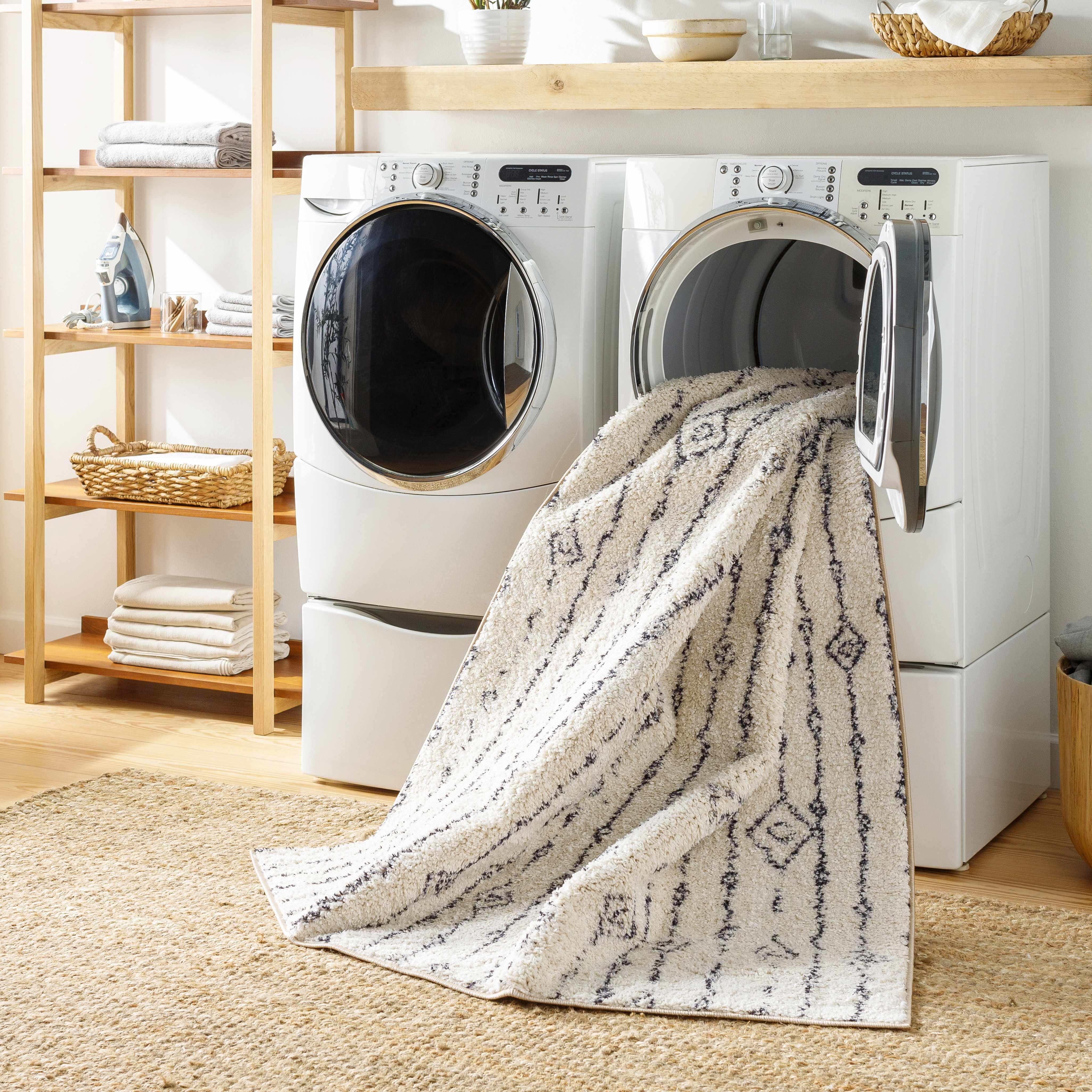 Demi Beige Washable Area Rug - Decor Addict, LLC