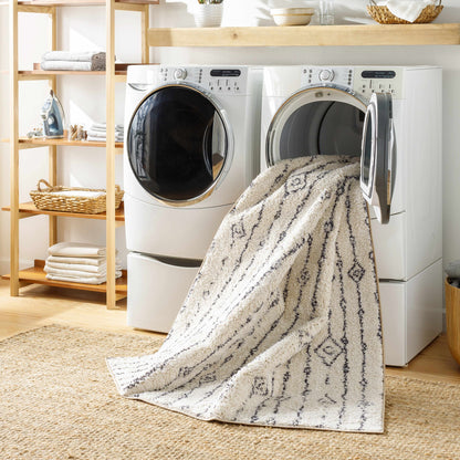 Demi Beige Washable Area Rug - Decor Addict, LLC