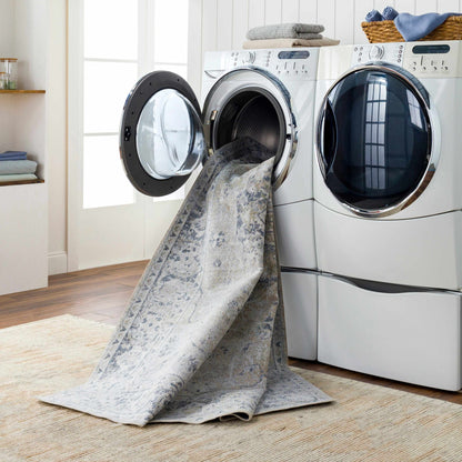 Rudo Beige Washable Area Rug - Decor Addict, LLC