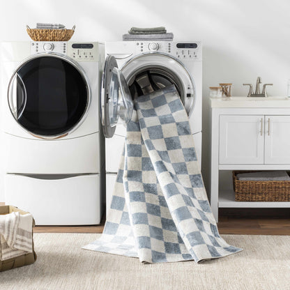 Brone Checkered Washable Area Rug - Decor Addict, LLC