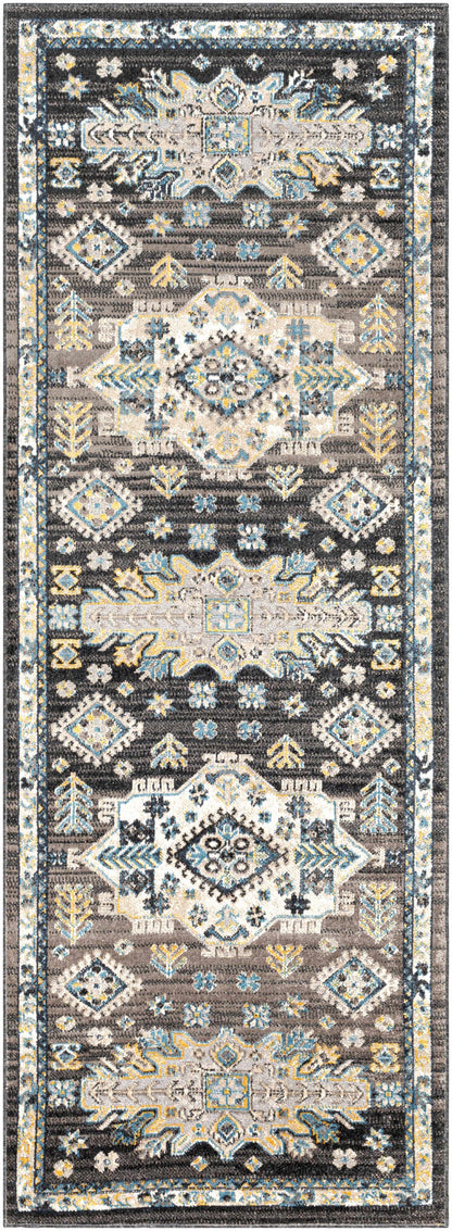 Cabacungan Black & Blue Washable Area Rug - Decor Addict, LLC
