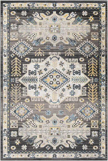 Cabacungan Black & Blue Washable Area Rug - Decor Addict, LLC