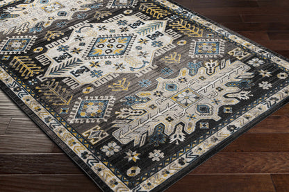 Cabacungan Black & Blue Washable Area Rug - Decor Addict, LLC