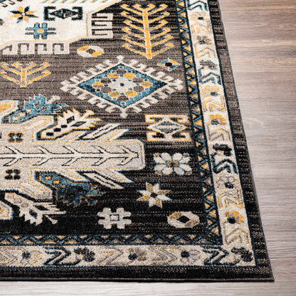 Cabacungan Black & Blue Washable Area Rug - Decor Addict, LLC