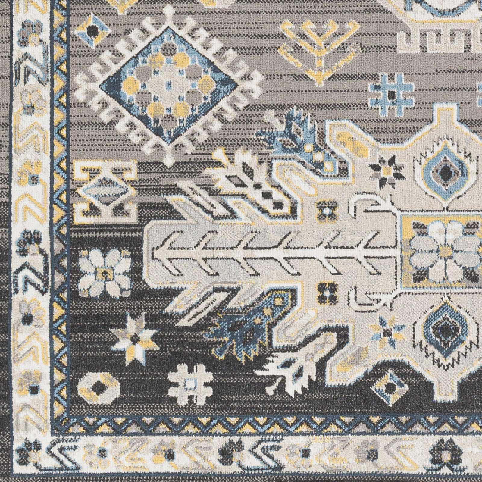 Cabacungan Black & Blue Washable Area Rug - Decor Addict, LLC