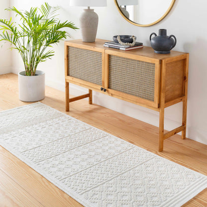 Drago White Washable Area Rug - Decor Addict, LLC