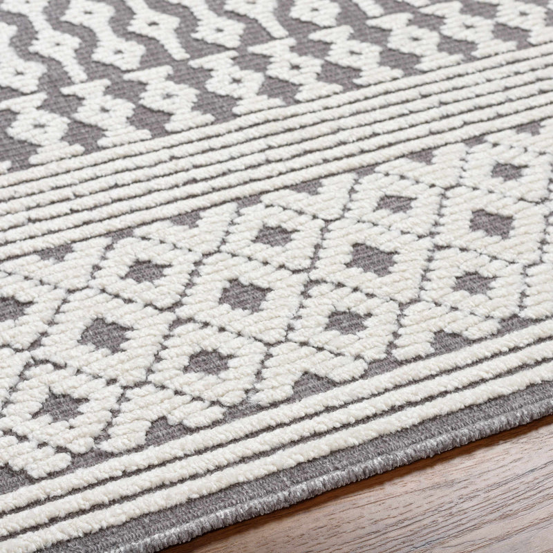 Drago Gray Washable Area Rug - Decor Addict, LLC