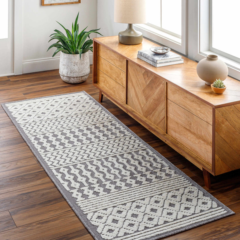 Drago Gray Washable Area Rug - Decor Addict, LLC