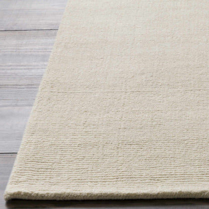 Brockton Solid Wool Light Beige Area Rug - Decor Addict, LLC